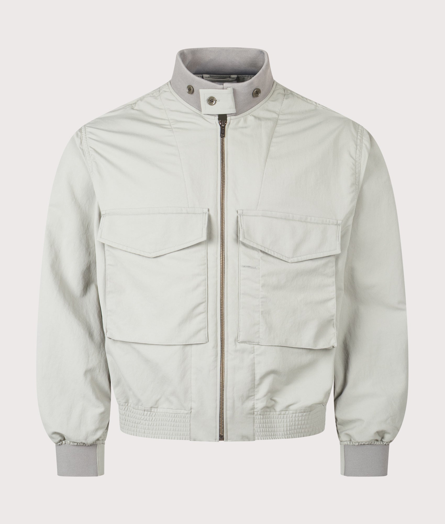 nanamica Oversized ALPHADRY® Field Jacket Light Khaki at EQVVS Menswear. Front shot.