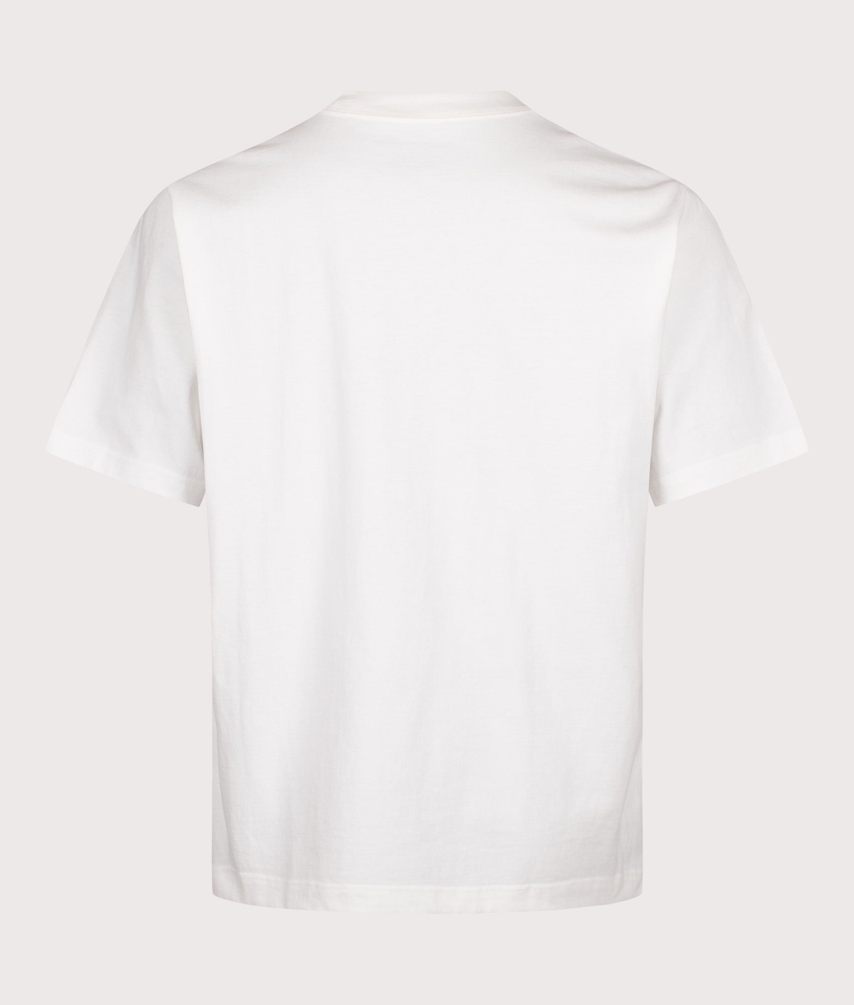 and wander Relaxed Fit Heavy Cotton Pocket T-Shirt in Off White at EQVVS Menswear. Back shot.