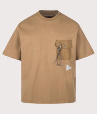 Heavy Cotton Pocket T-Shirt: 050 Brown 