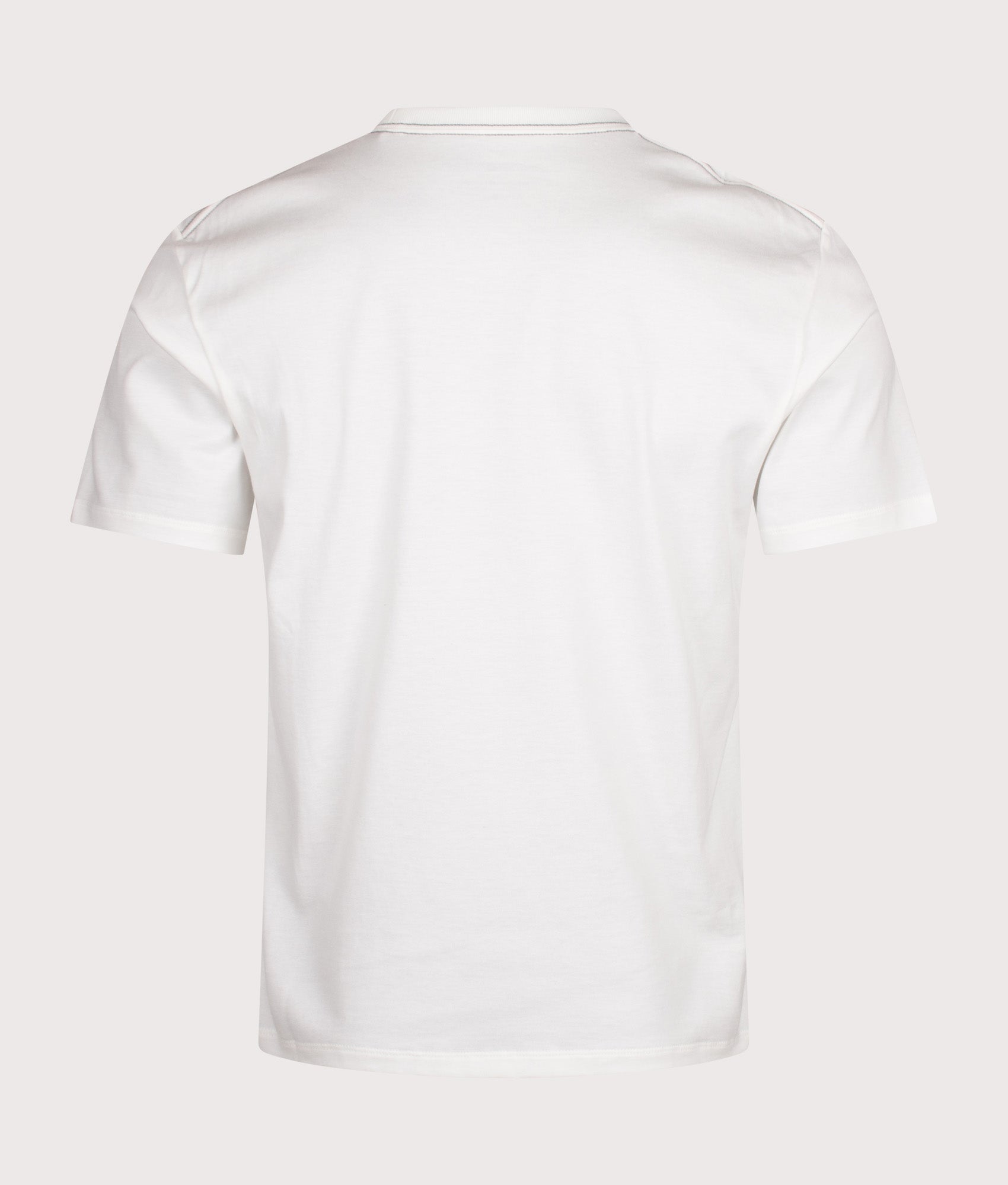 and wander Regular Fit and wander Ref T-Shirt in White at EQVVS Menswear. Back detail shot.
