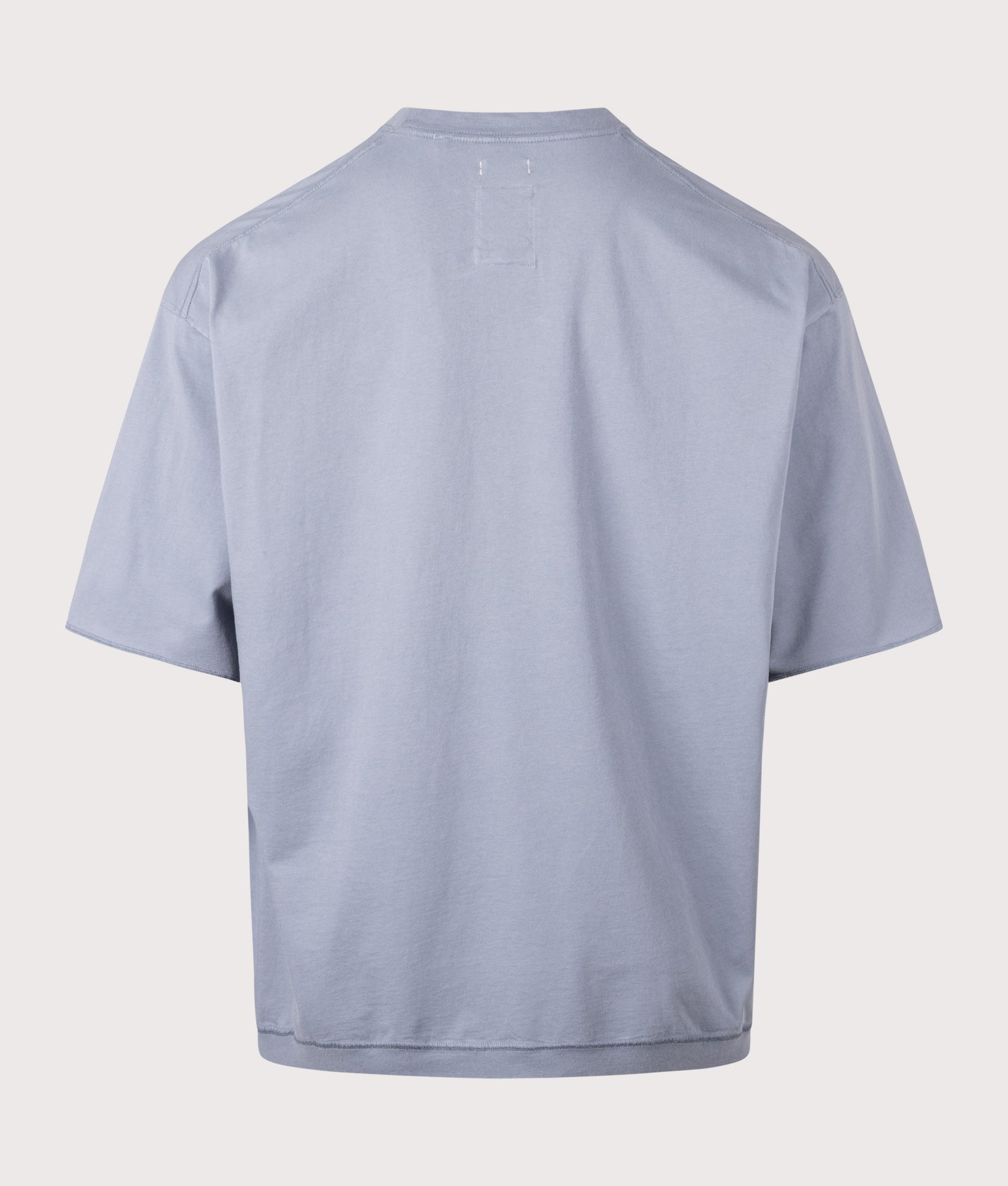 nanamica OOAL Pocket T-Shirt in Blue Gray at EQVVS Menswear. Back shot.