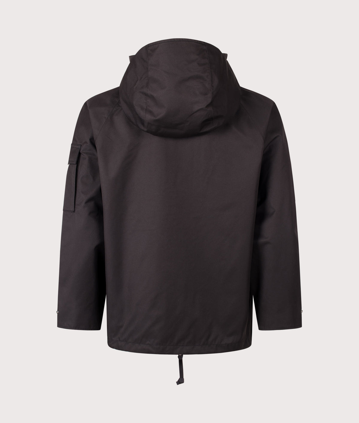 nanamica 2L GORE-TEX® Cruiser Jacket in Black at EQVVS Menswear. Back shot.