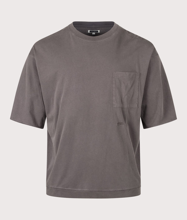 Oversized Fit OOAL Pocket T-Shirt in Charcoal | nanamica | EQVVS