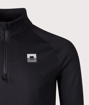 Dynamic Pro Quarter Zip Track Top. Shot by EQVVS. Front detail shot.