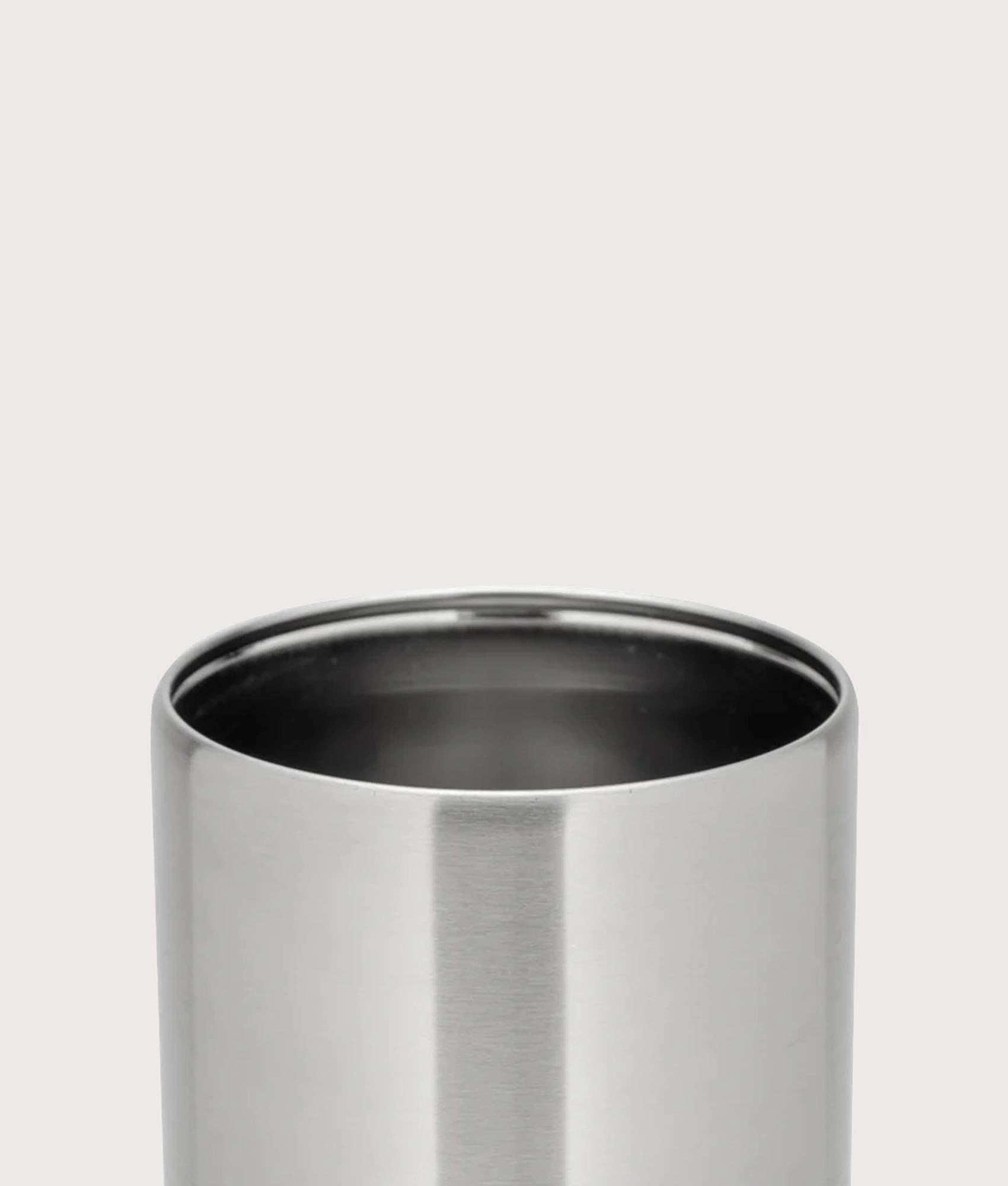 Can Cooler 350 in Silver . Stainless Steel | Snow Peak | Top shot 