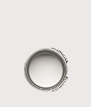 Titanium Single Wall 220 Mug in silver. Stainless Steel | Snow Peak | Top shot