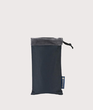 Titanium Flask Large  in silver. Titanium | Snow Peak | Protective sleeve shot 