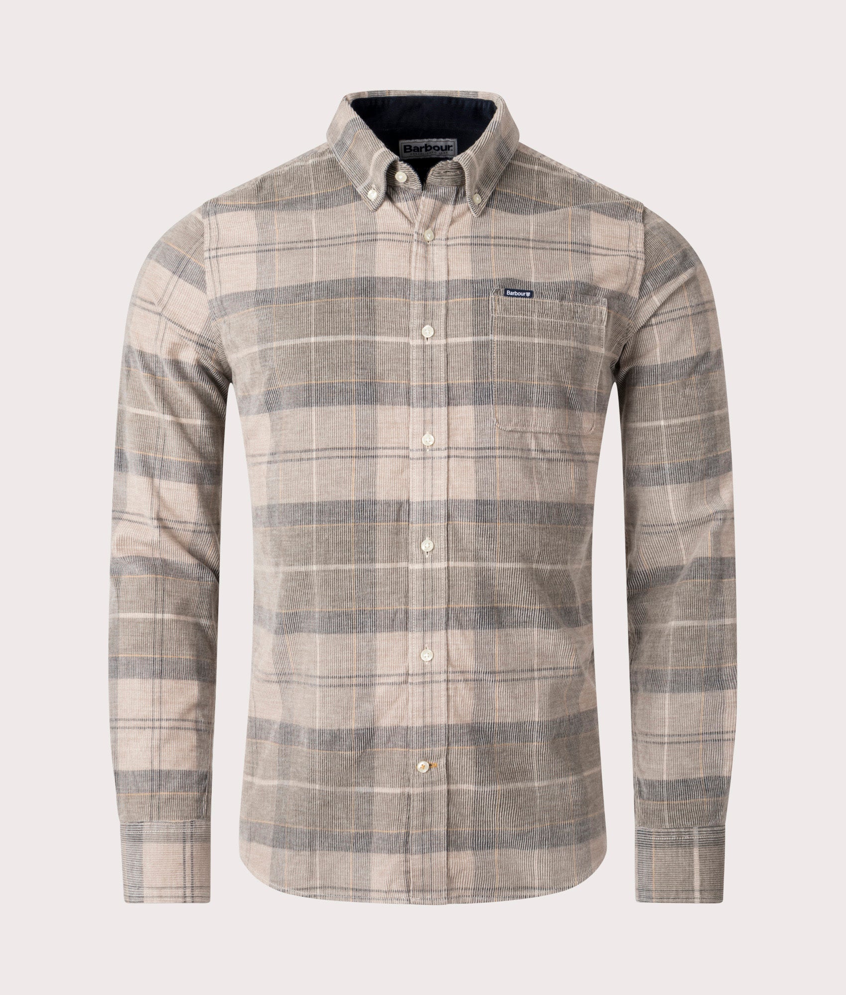 Tailored-fit-Blair-Shirt-Forest-Mist-Barbour-EQVVS-Front