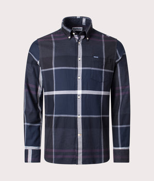 Dunoon-Shirt-Barbour-EQVVS-Navy-Front