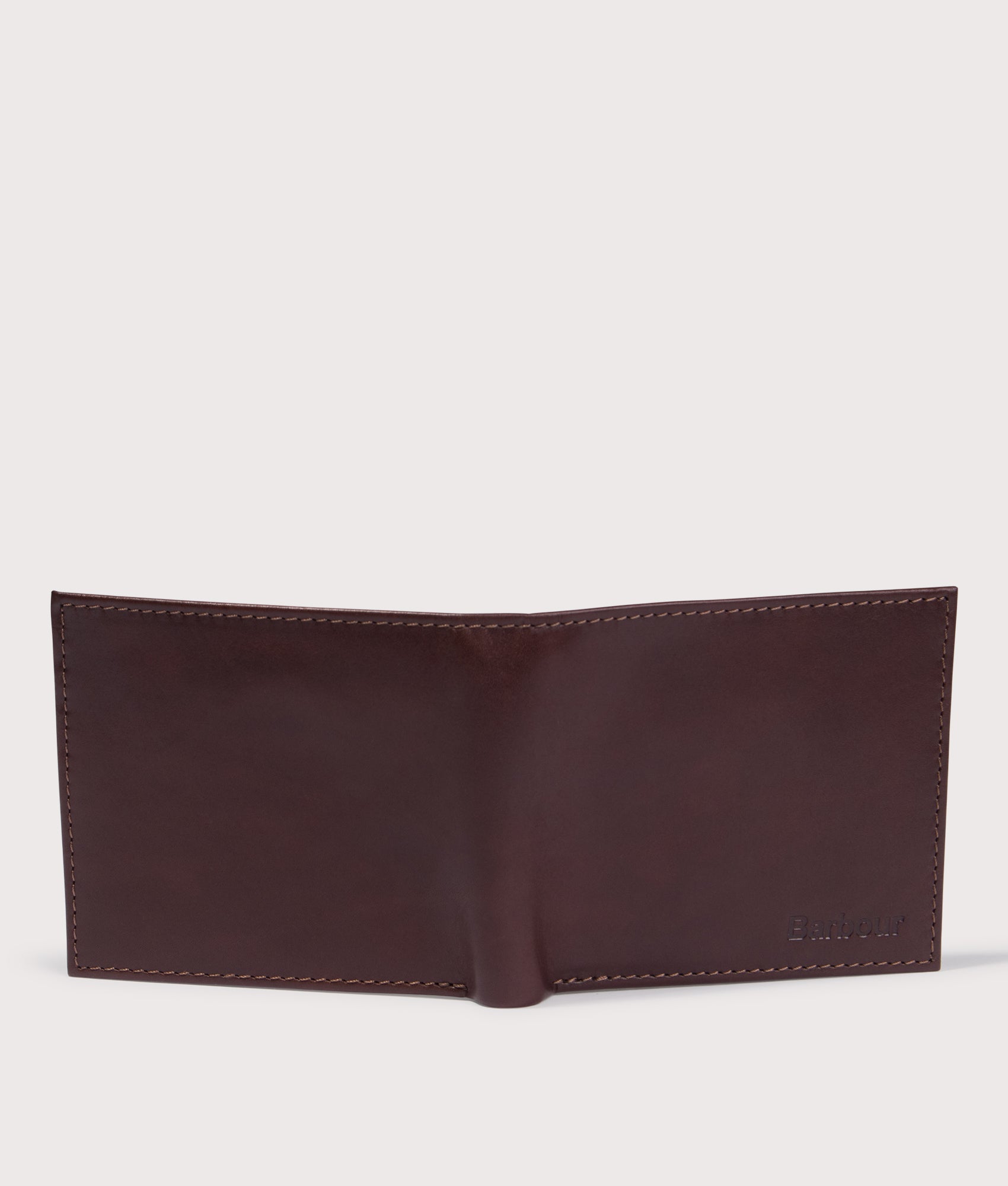Cotton Ribbed Beanie in Warm Oat/Burnt Tobacco | Fred Perry | EQVVS | Open back shot 