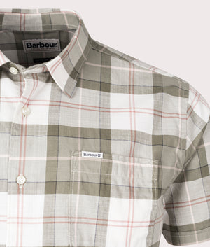 Short Sleeve Gordon Shirt Glenmore Olive Tartan | Barbour 