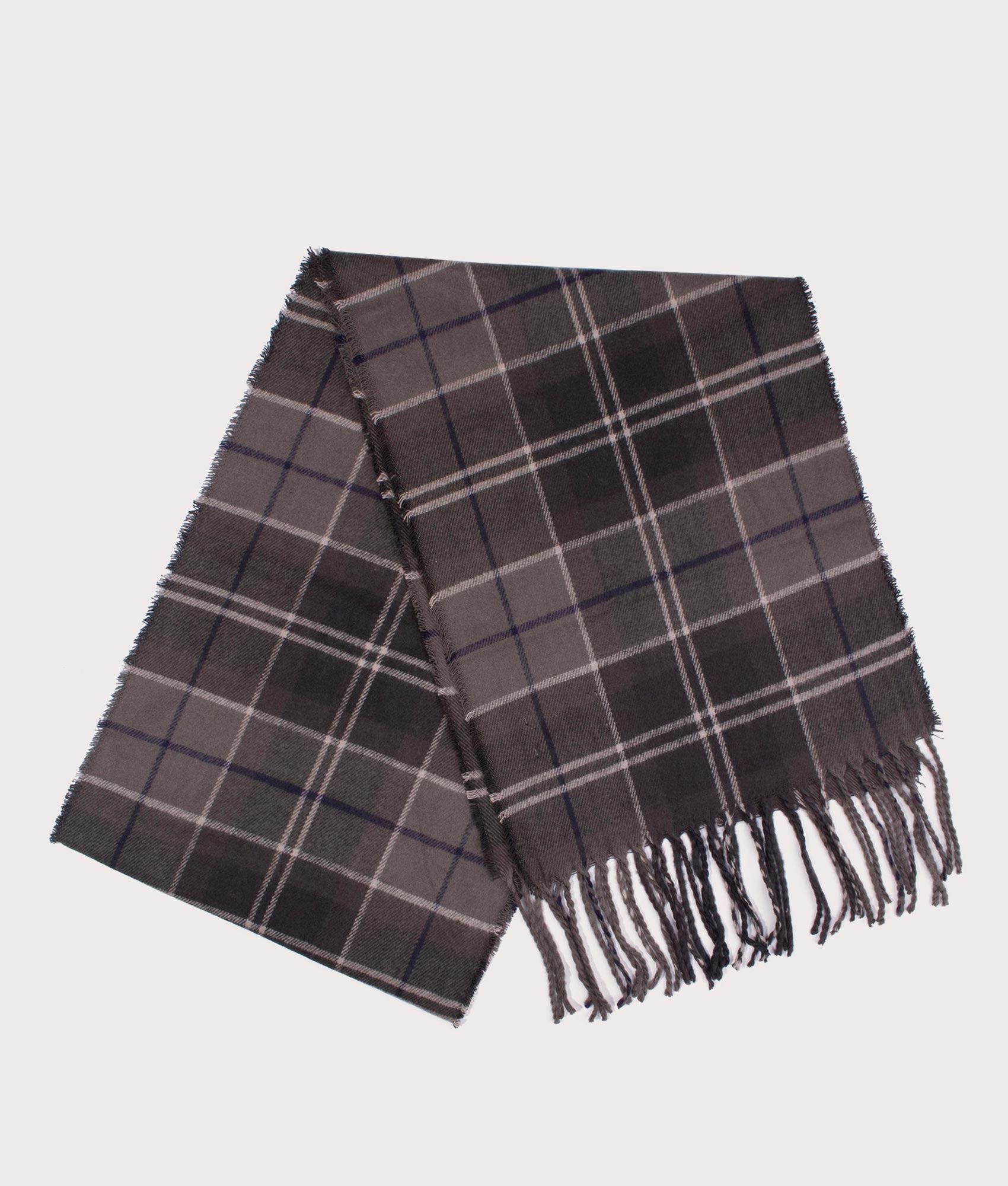 The Sweeper Beanie & Scarf Gift Set in Grey. EQVVS Scarf Shot.