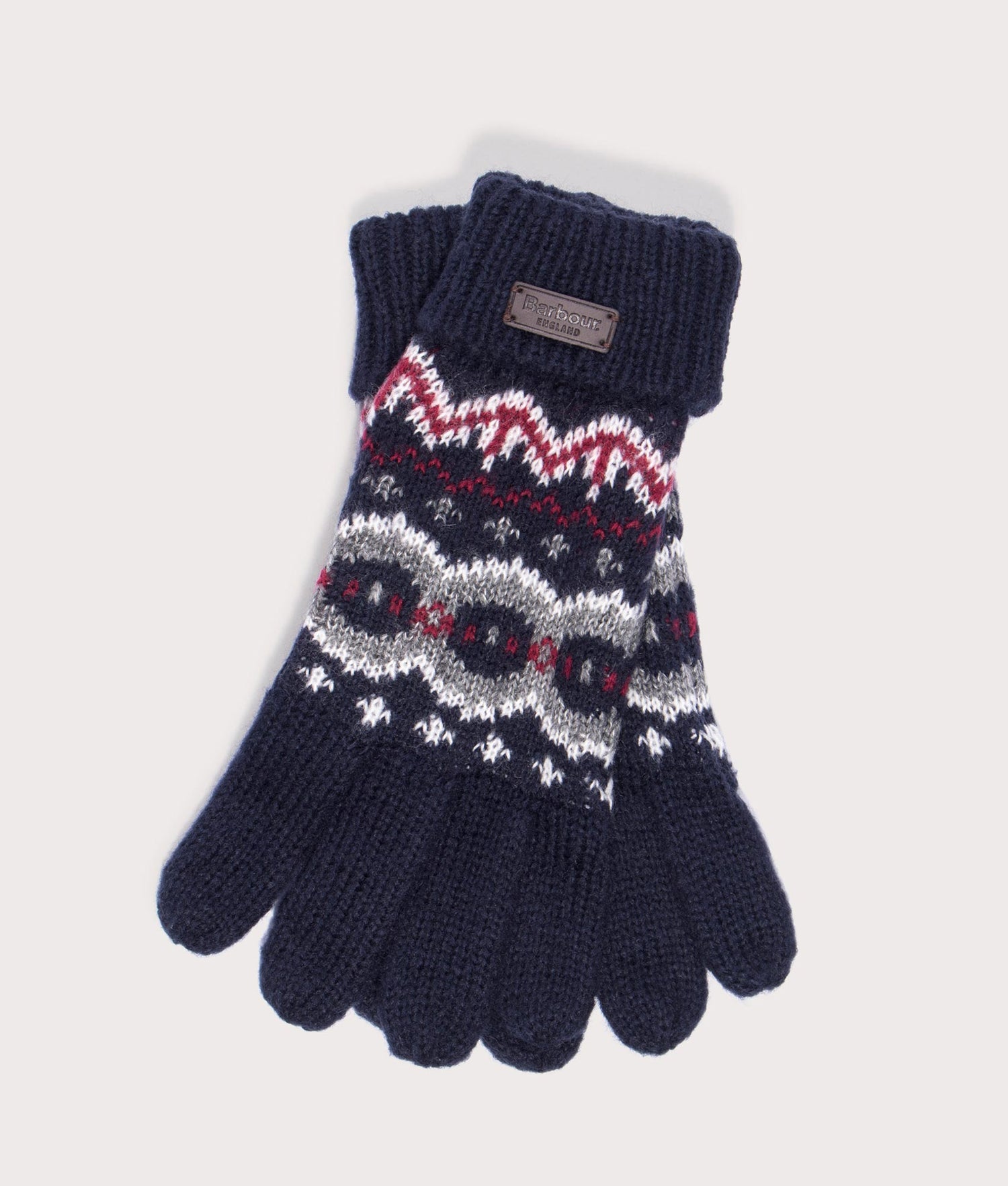 Barbour| (Case Fair Isle Gloves - Blue Granite (MGL0128 Case Fair Isle Gloves in Blue Granite | Barbour | EQVVS Menswear