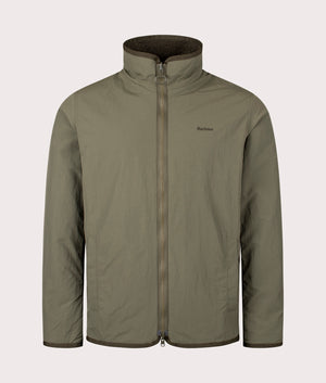 Reversible Fleece Jacket by Barbour in Fern. Shot by EQVVS. Front shot.