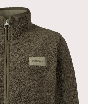 Reversible Fleece Jacket by Barbour in Fern. Shot by EQVVS. Detail internal shot.