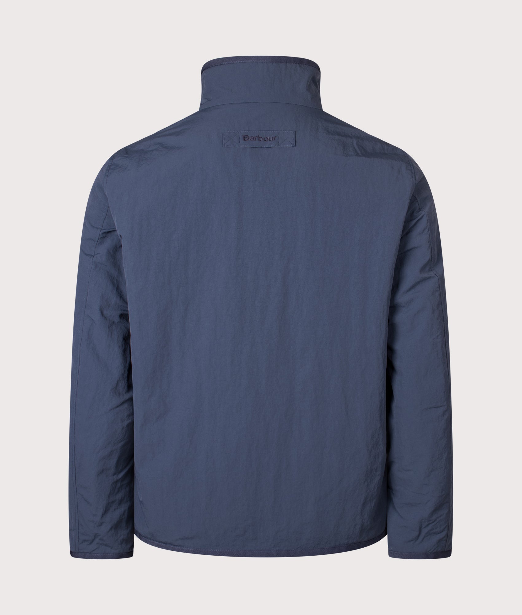 Reversible Fleece Jacket in Navy | Barbour Lifestyle | Shot at EQVVS | Back outer shot 