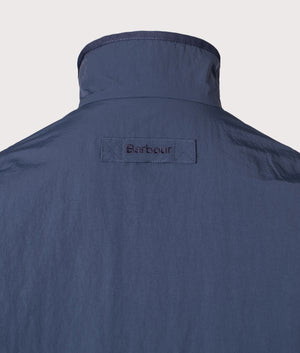 Reversible Fleece Jacket in Navy | Barbour Lifestyle | Shot at EQVVS | Back outer back detail shot 