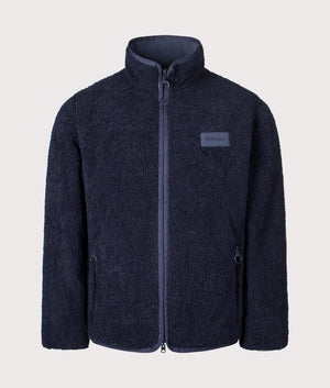 Reversible Fleece Jacket in Navy | Barbour Lifestyle | Shot at EQVVS | Front inner shot