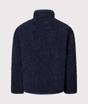 Reversible Fleece Jacket in Navy | Barbour Lifestyle | Shot at EQVVS | Back inner shot 