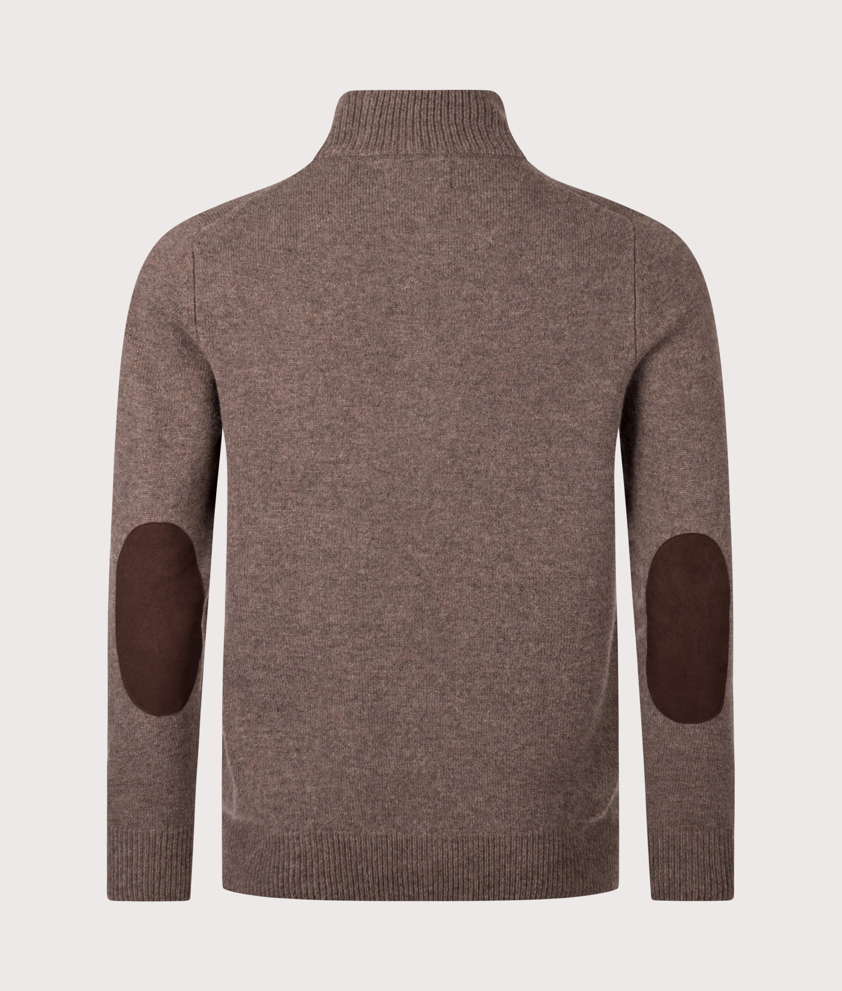 Patch Half Zip Jacket in Dark Stone | Barbour Lifestyle | Shot at EQVVS | Back shot 