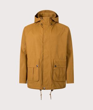 Re-Engineered Hooded Wading Spey Jacket in Bronze Brown | Barbour Lifestyle | Shot at EQVVS | Front shot 