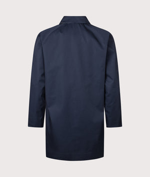 Lorden Waterproof Mac in Navy | Barbour Lifestyle | Shot at EQVVS | Back shot 