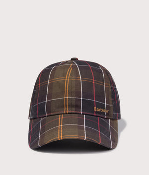 Telfield Tartan Cap in Classic Tartan | Barbour Lifestyle | EQVVS | Front shot 