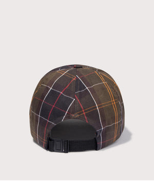 Telfield Tartan Cap in Classic Tartan | Barbour Lifestyle | EQVVS | Back shot 