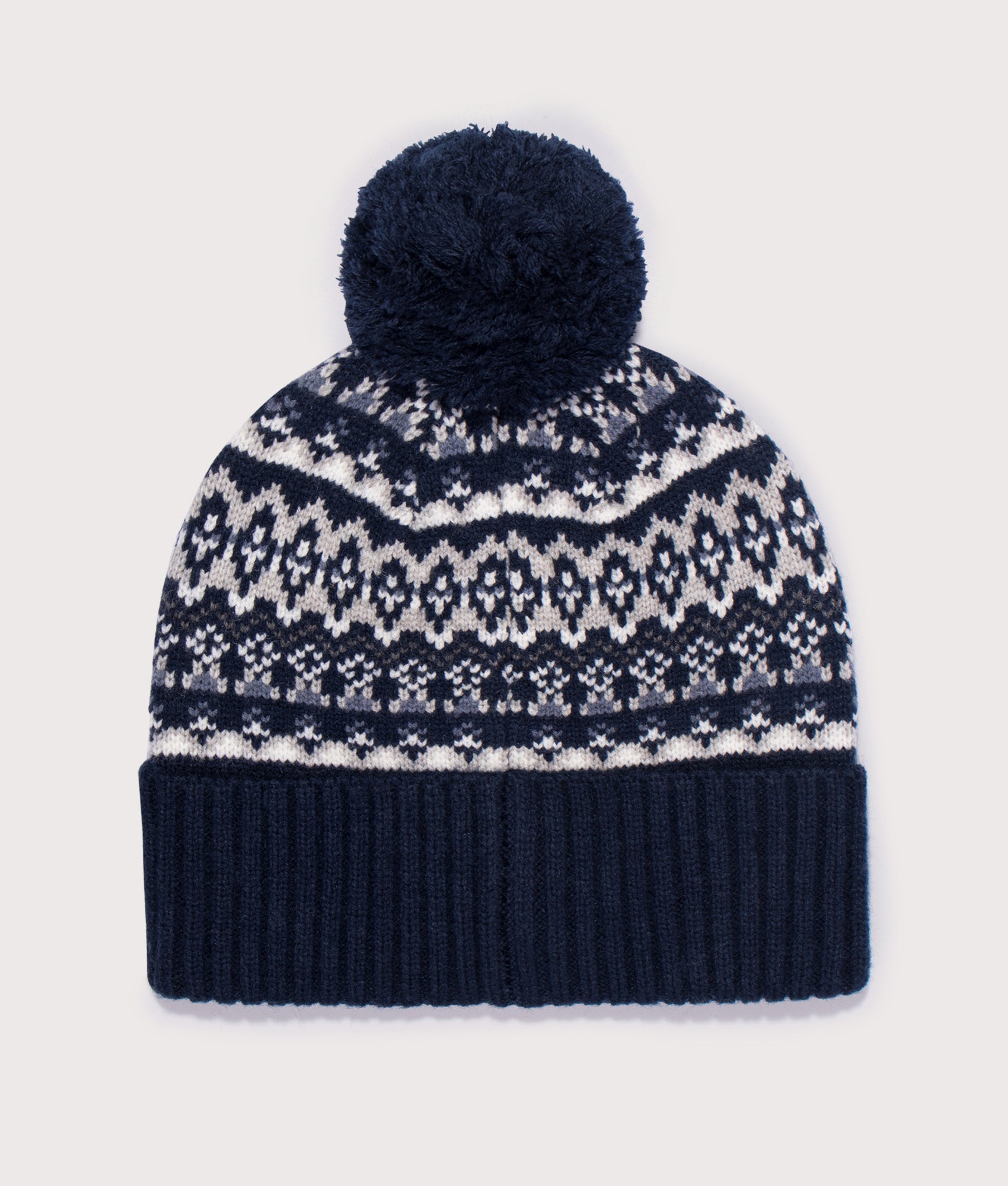 Marlow Beanie in Navy | Barbour Lifestyle | EQVVS | Back shot 