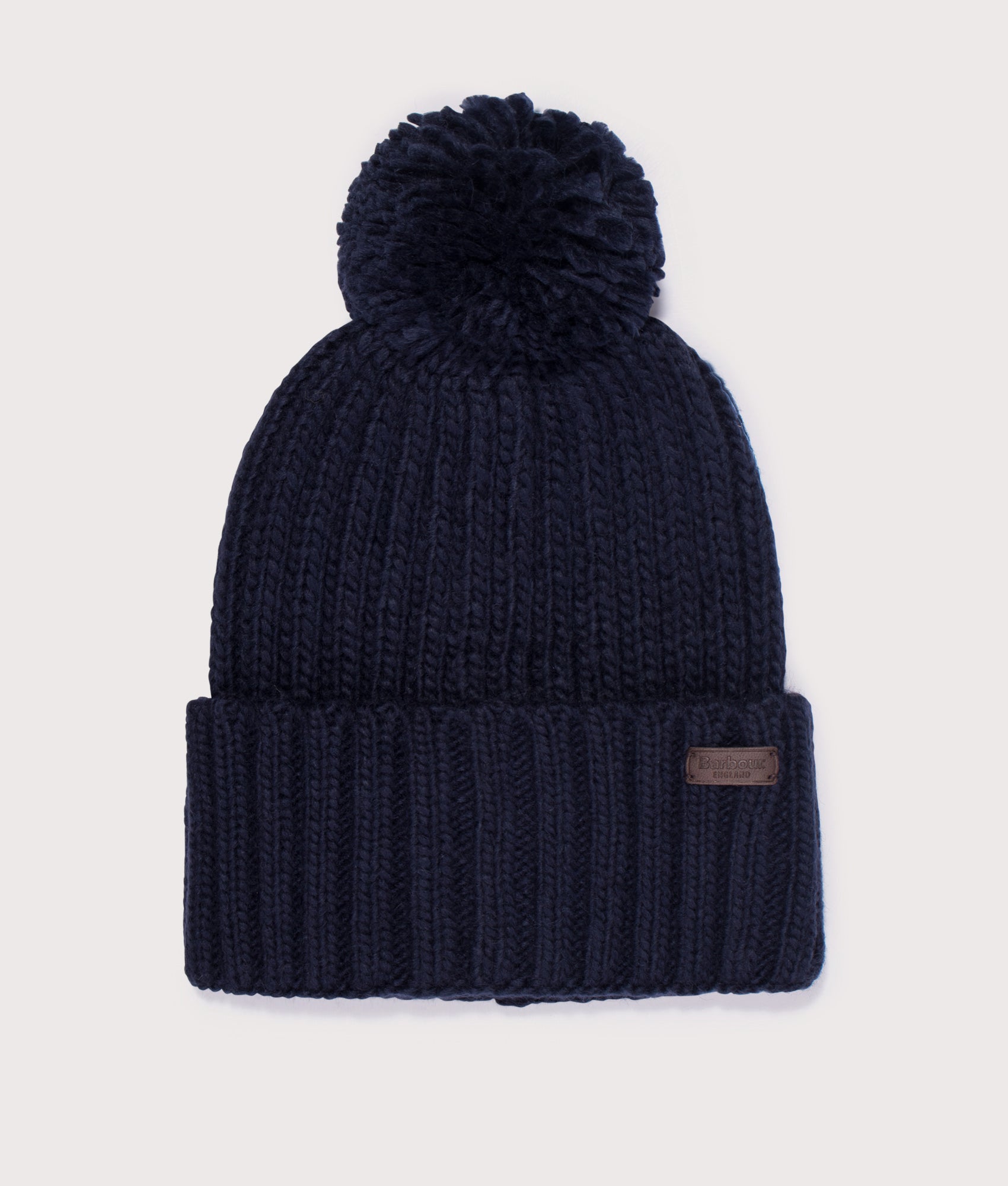 Kelson Beanie in Navy | Barbour Lifestyle | EQVVS | Front shot 