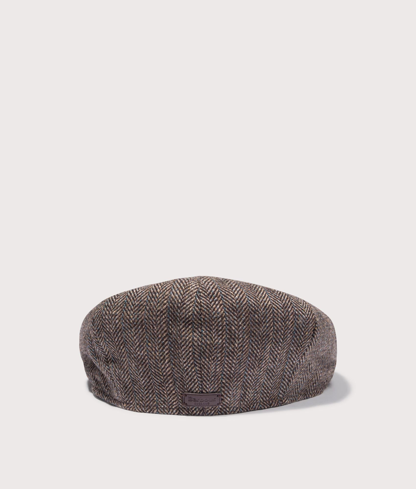 Fyne Baker Boy Cap in Brown | Barbour Lifestyle | EQVVS | Back shot 
