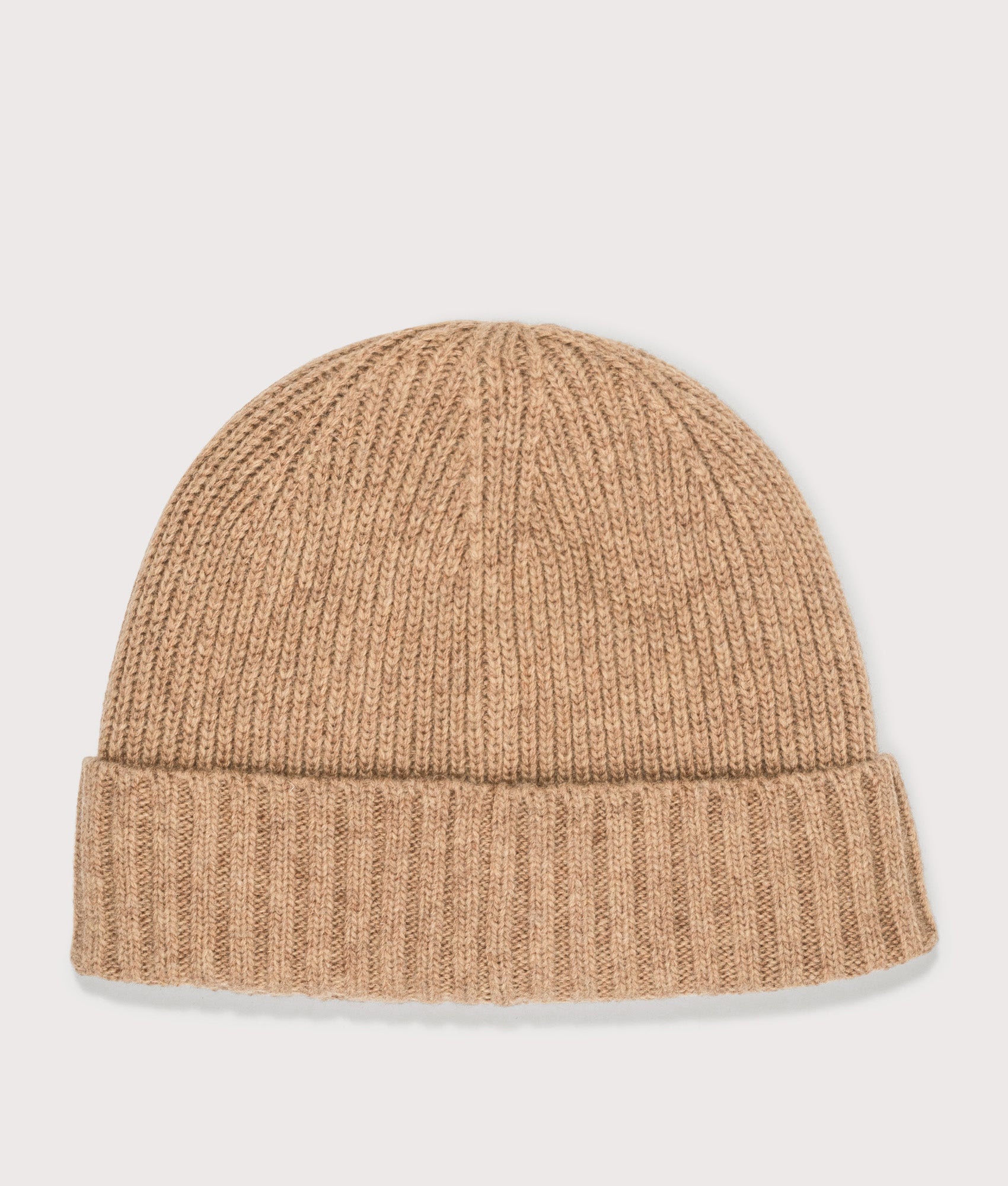 Barbour Carlton Beanie in Military Brown at EQVVS Menswear. Back shot.