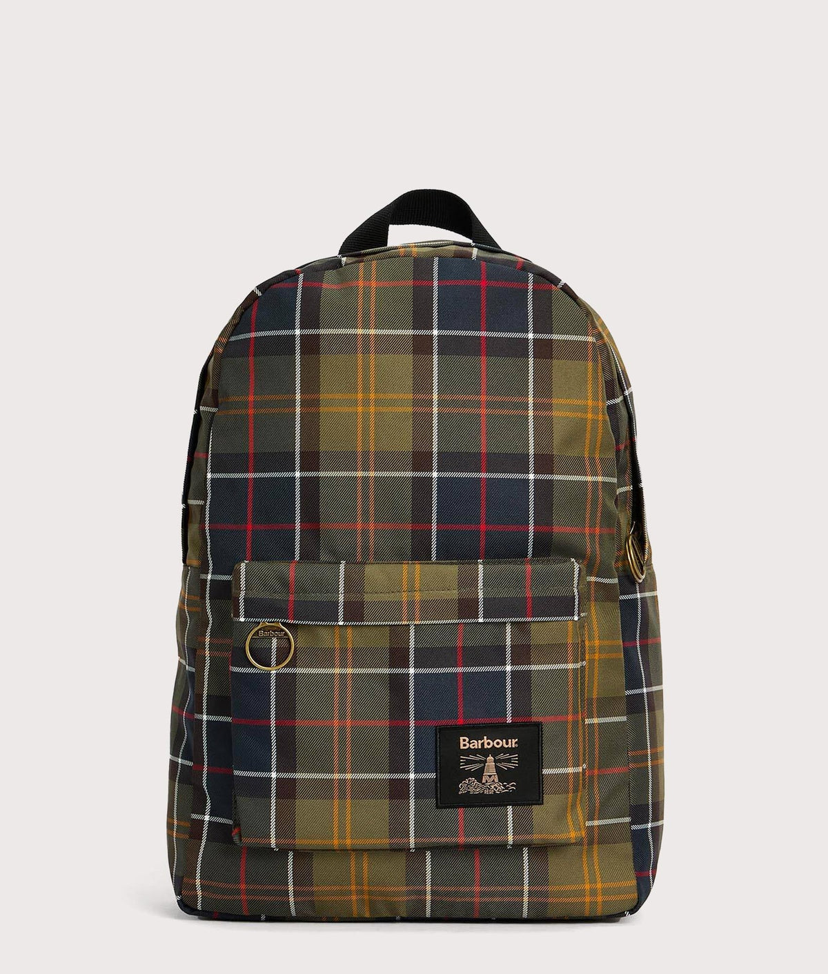 Barbour Lifestyle Torridon Tartan Backpack  in Classic Tartan at EQVVS Menswear. Front shot.