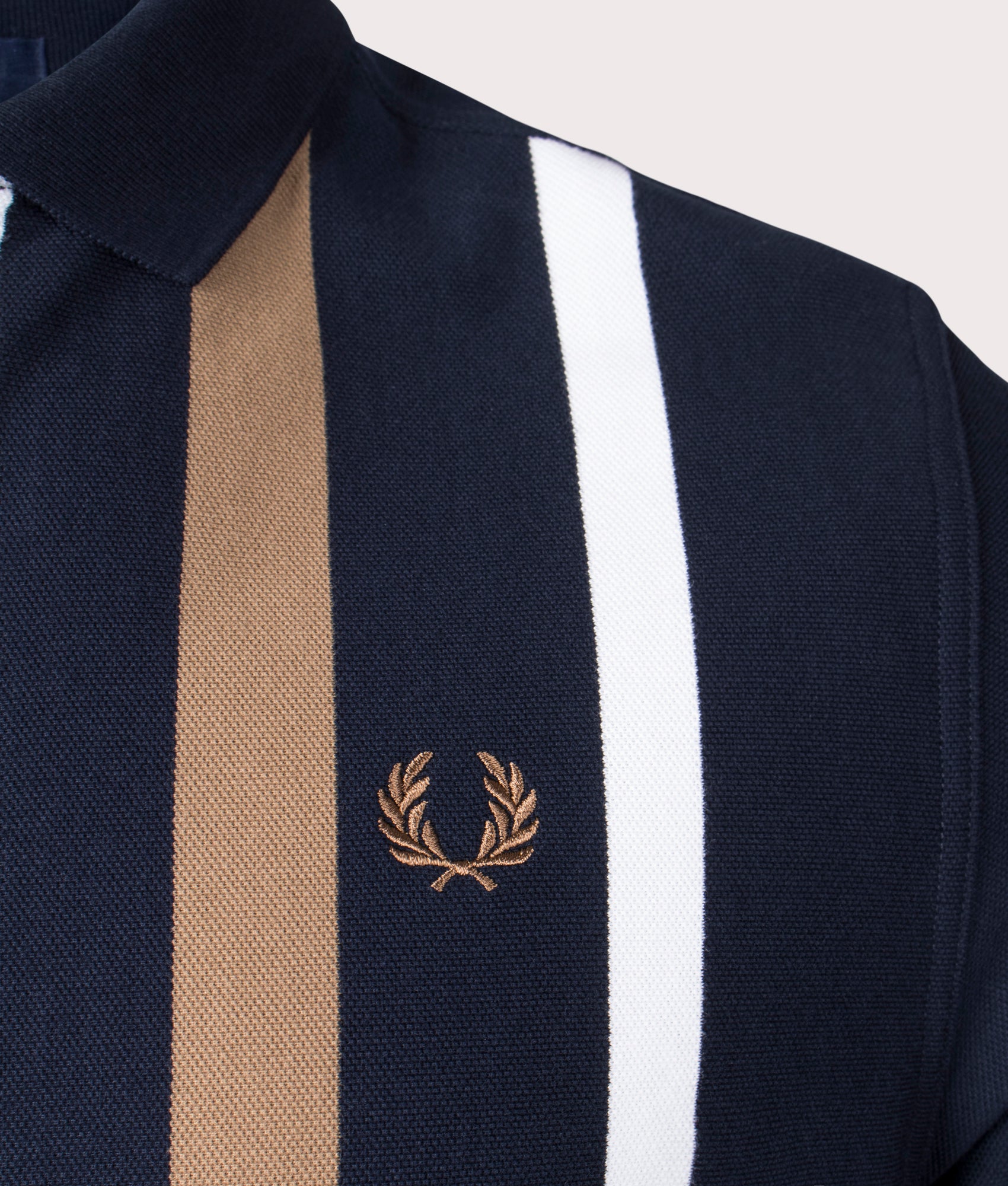 トップス Fred Perry Gradient Stripe Ls Polo Shirt Gradient Stripe LS Polo Shirt in Navy - Eastwood Ave. Menswear