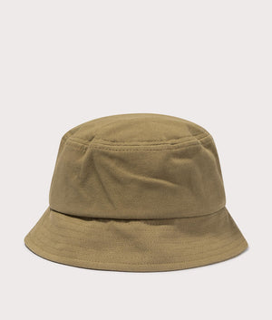 Piqué Bucket Hat in Shaded Stone by Fred Perry. EQVVS Back Angle Shot