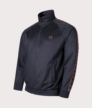 Contrast-Tape-Track-Jacket-U35-Black/Whisky-Brown-Fred-Perry-EQVVS