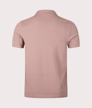 M6000 Polo Shirt in Dark Pink by Fred Perry. EQVVS Back Angle Shot.