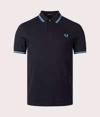Twin Tipped Fred Perry Polo Shirt Navy | Fred Perry | EQVVS