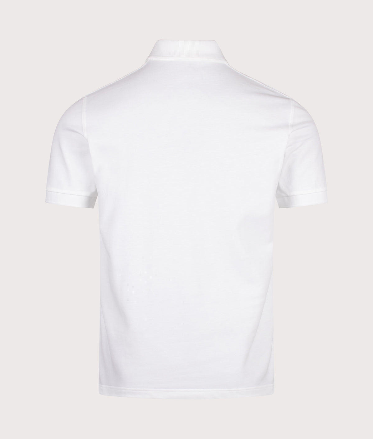 Fred Perry Regular Fit The Fred Perry Shirt in White at EQVVS Menswear. Back shot.