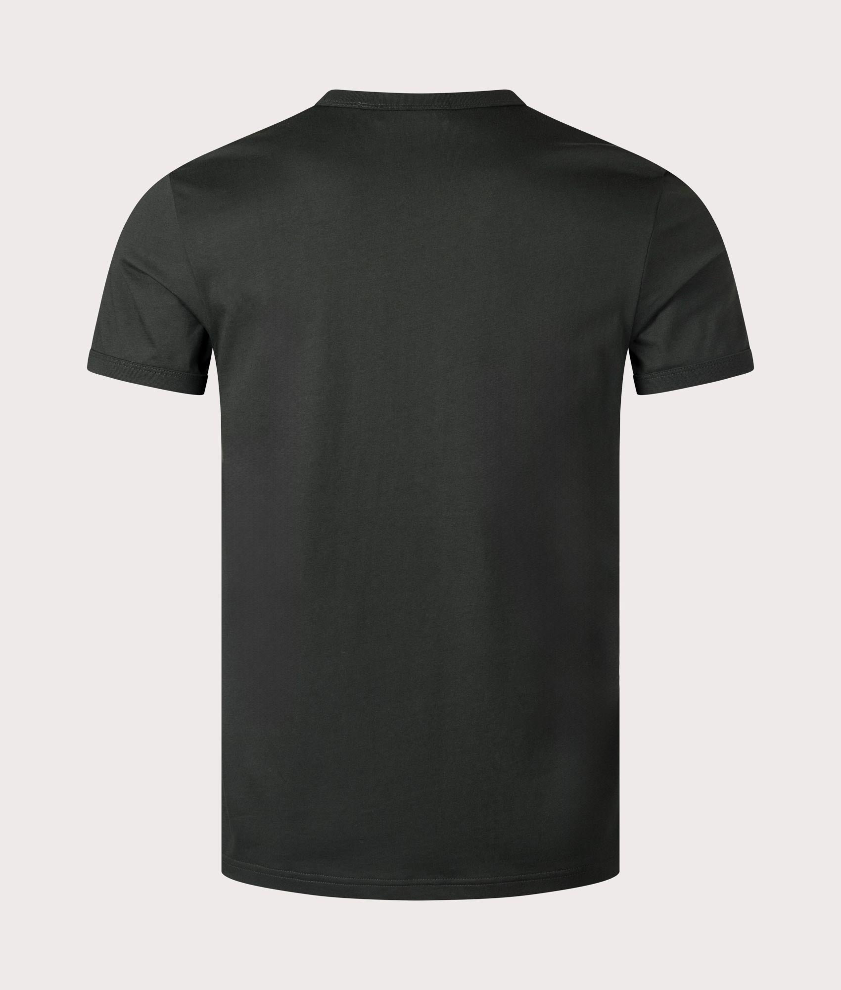 Fred Perry Ringer T-Shirt in Night Green at EQVVS Menswear Back Shot