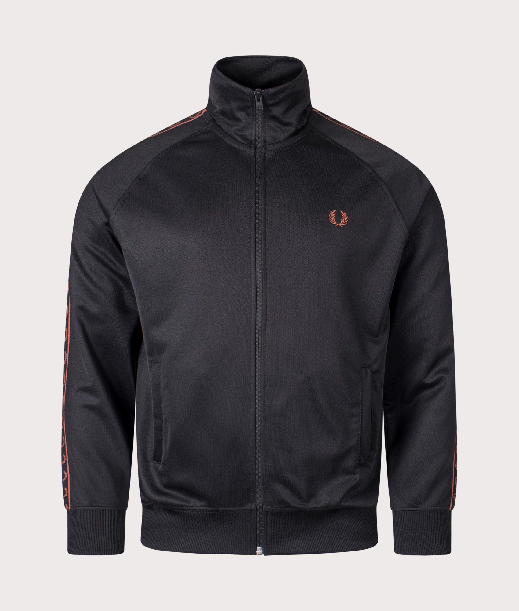 Regular Fit Contrast Tape Track Top