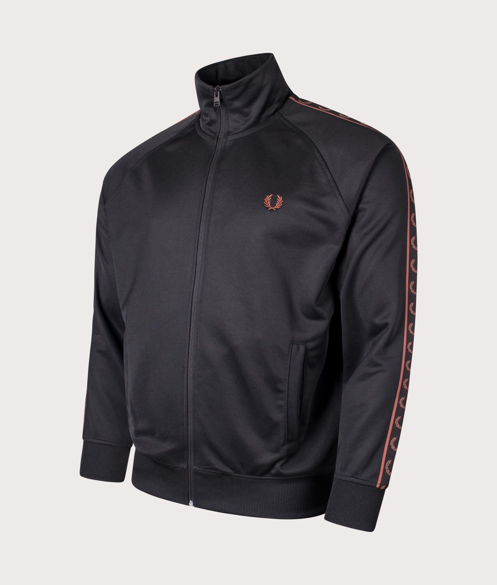 Regular Fit Contrast Tape Track Top