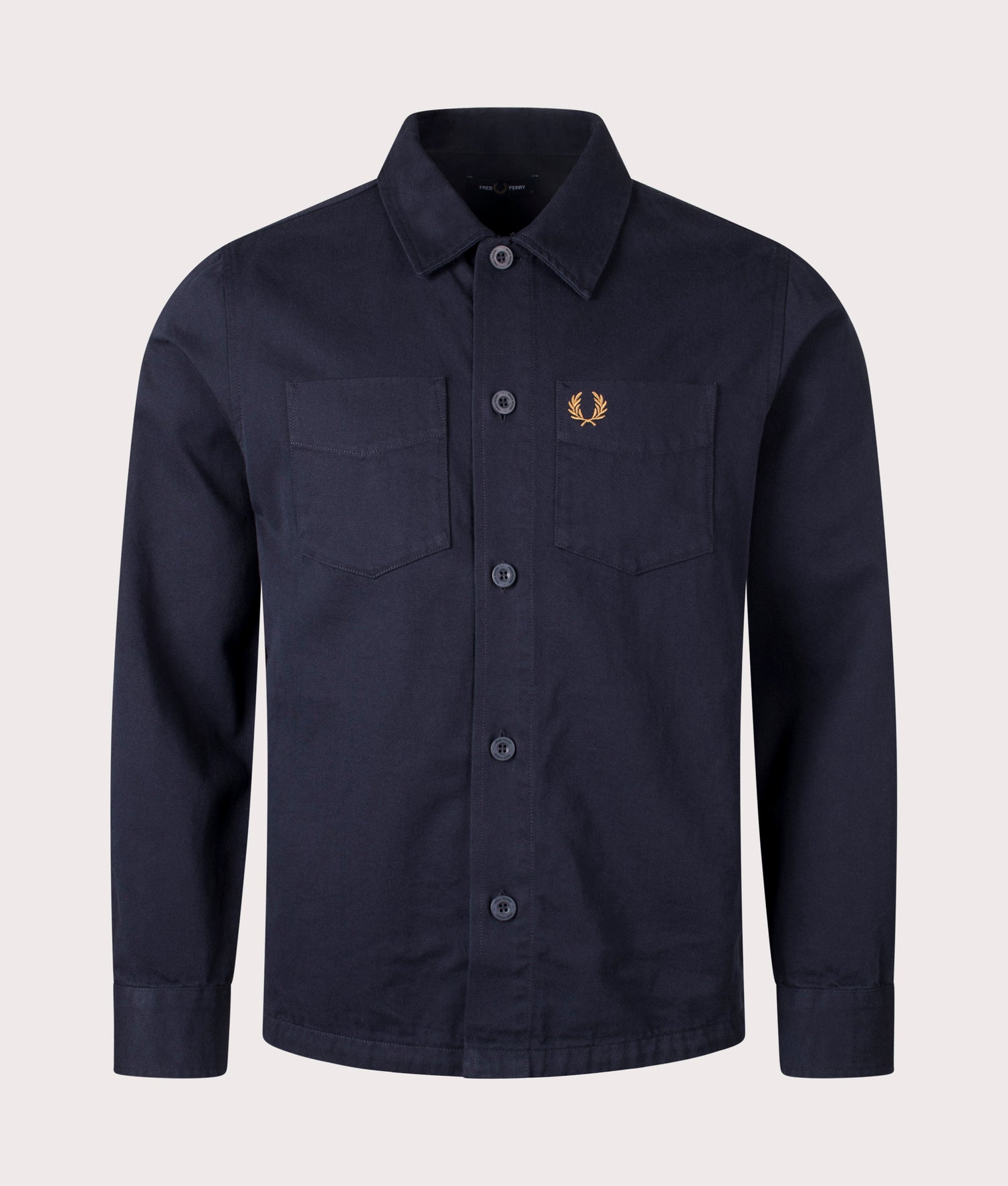 Twill Overshirt Navy | Fred Perry | EQVVS