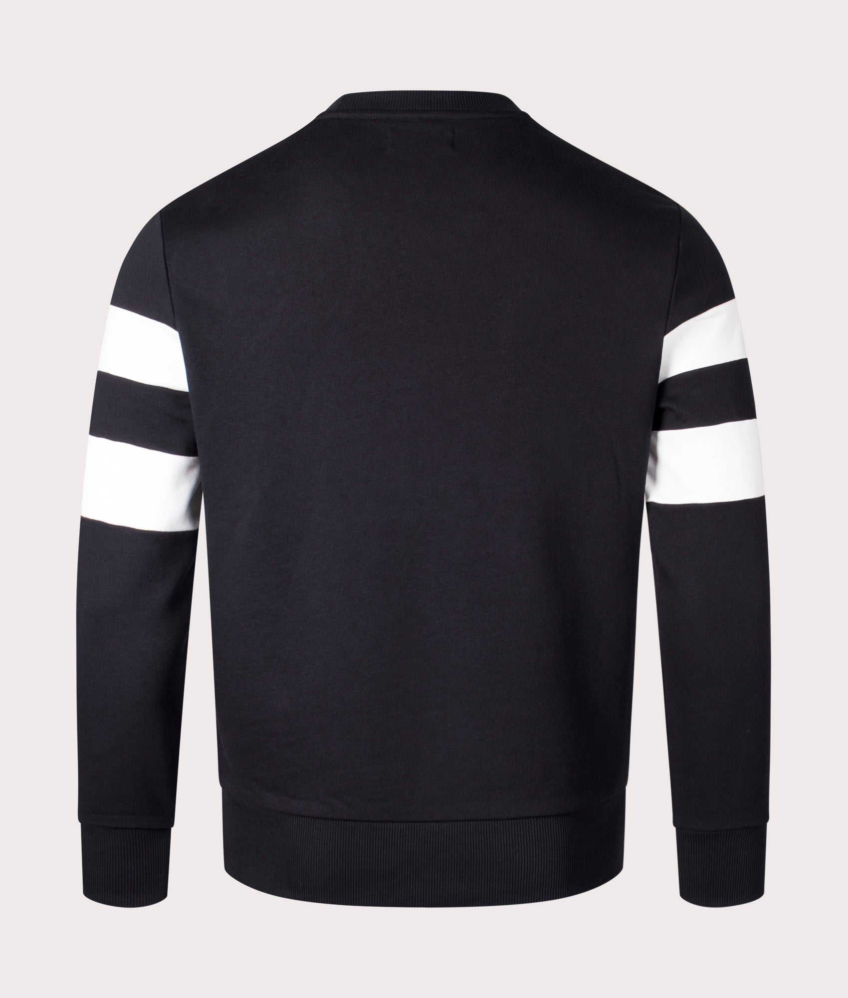 Twin Tipped Sleeve Sweatshirt Black | Fred Perry | EQVVS