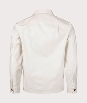 FRED PERRY Twill Overshirt Ecru オーバーシャツ Fred Perry Heavyweight Oxford Overshirt in Ecru | EQVVS Menswear