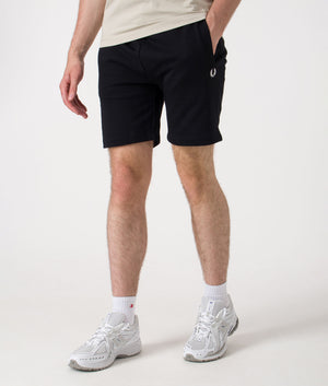 Classic Sweat Shorts. shot by EQVVS. Side angled shot.