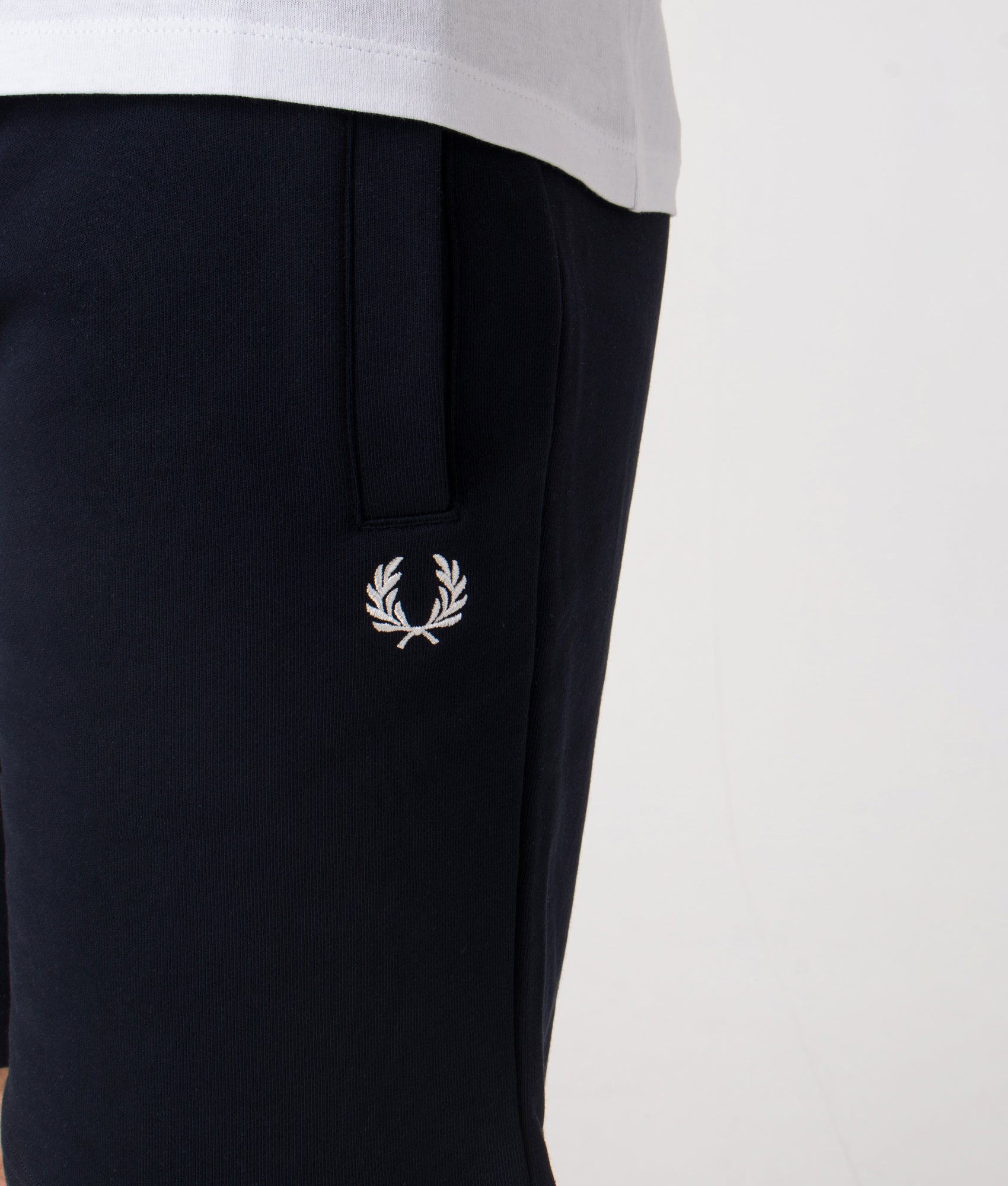 Classic Sweat Shorts. Shot by EQVVS. Front detail shot.