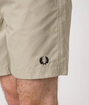 Classic Swimshorts. Shot by EQVVS. Side model detail shot.