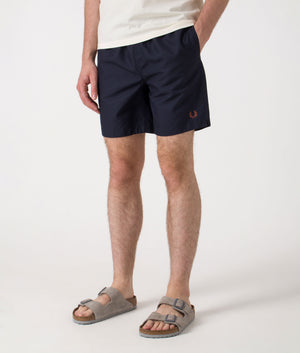 Classic Swimshorts. Shot by EQVVS. Side angled detail shot.