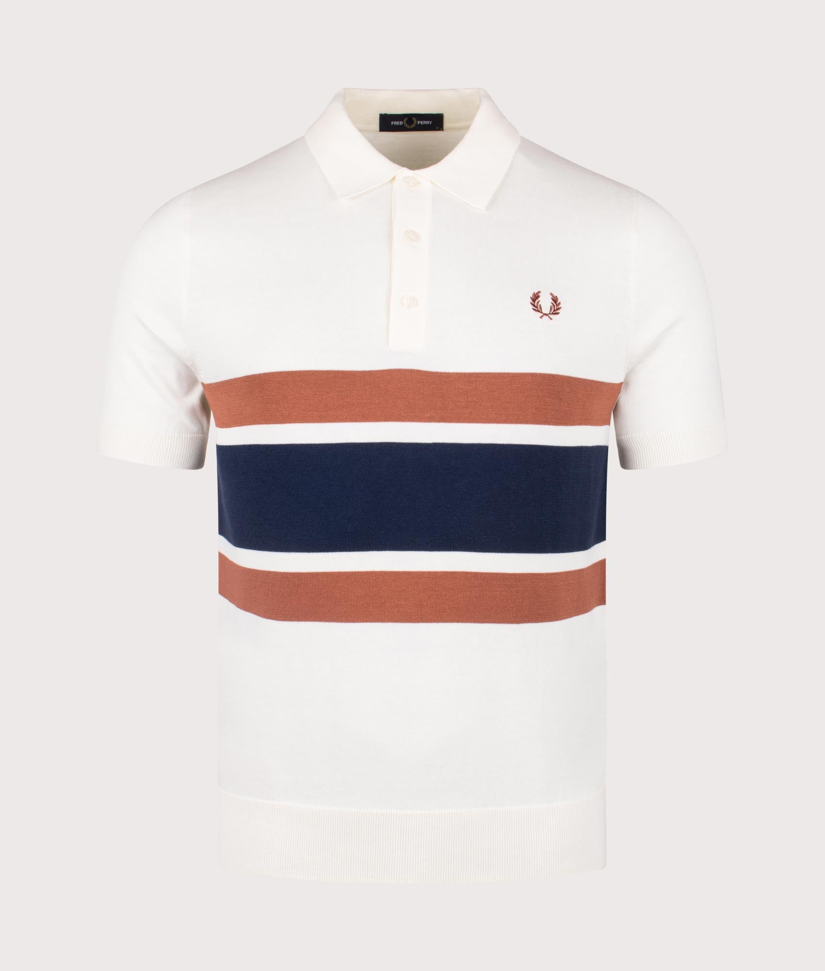 【FRED PERRY】Light Ecru ※送関込 Fred Perry Zip Neck Collar Sweatshirt - Light Ecru | Garmentory